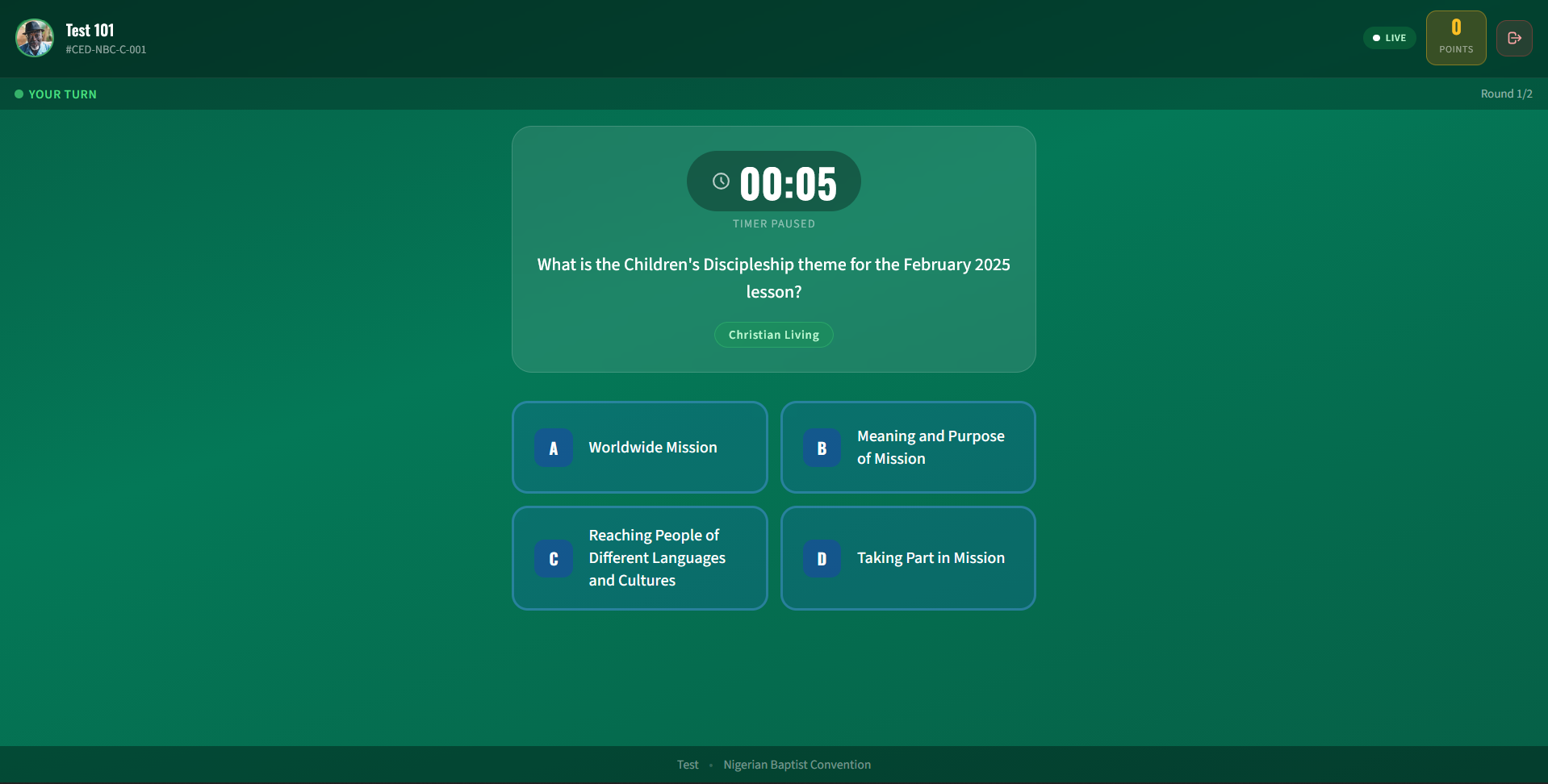 Participant Interface